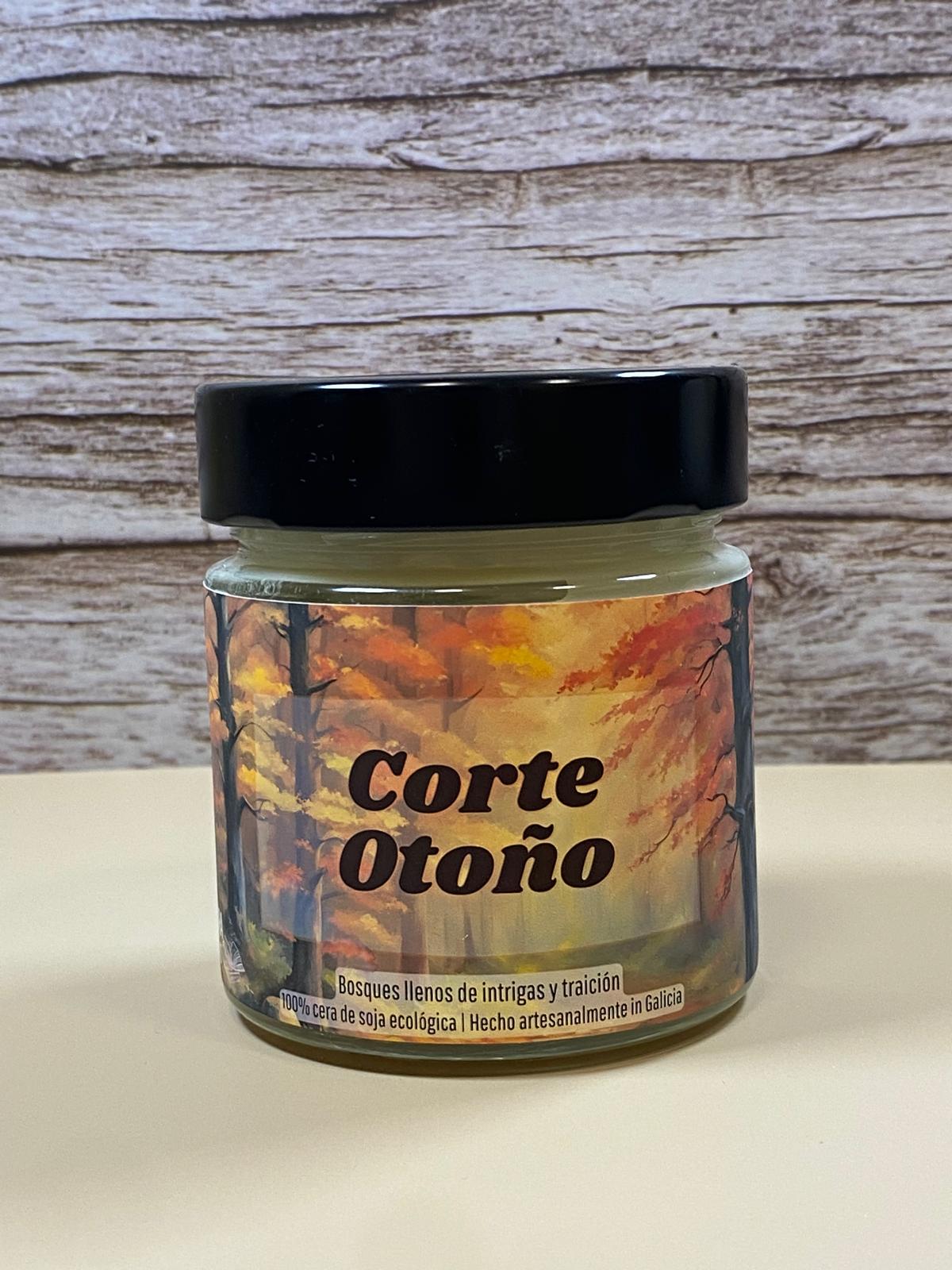 Vela "CORTE OTOÑO", Inspirada en la saga Acotar | amaderadas, orientales y ambaradas
