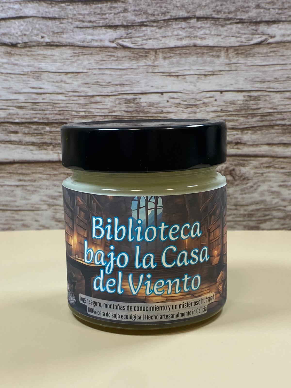 Vela "BIBLIOTECA EN VELARIS", inspirada en la saga Acotar | Amaderada, oriental y terrosa