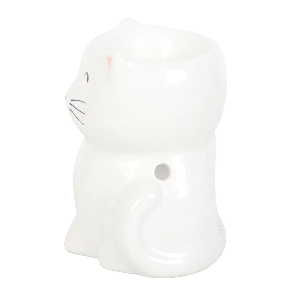 Quemador para cera + 2 bolsas (25 gr) wax melts "GATO"
