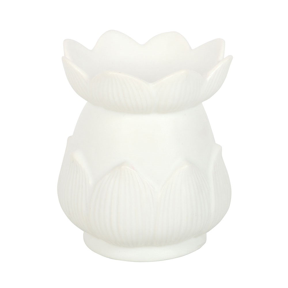 Quemador para cera + 2 bolsas (25 gr) wax melts "FLOR DE LOTO"