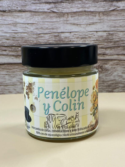 Vela "PENELOPE & COLIN", inspirada en Los Bridgerton | floral, frutal y amaderada